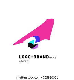 Simple Abstract Geometric Corporate Logo Design