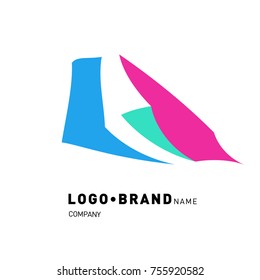 Simple Abstract Geometric Corporate Logo Design