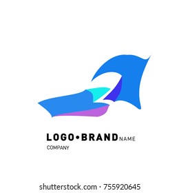 Simple Abstract Geometric Corporate Logo Design