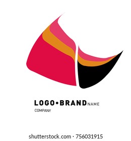Simple Abstract Geometric Corporate Logo Design