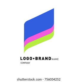 Simple Abstract Geometric Corporate Logo Design