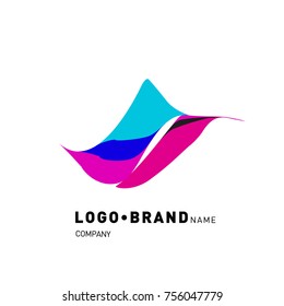 Simple Abstract Geometric Corporate Logo Design