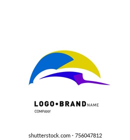 Simple Abstract Geometric Corporate Logo Design