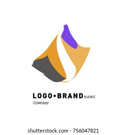 Simple Abstract Geometric Corporate Logo Design