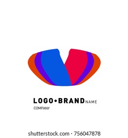 Simple Abstract Geometric Corporate Logo Design