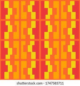 Simple abstract geometric design. Colorful repeated pattern for textile, wallpaper, wrapping paper, prints, surface design, web or another accent etc.
