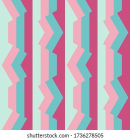 Simple abstract geometric design. Rounded repeated pattern for textile, wallpaper, wrapping paper, prints, surface design, web or another accent etc.