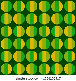 Simple abstract geometric design. Rounded repeated pattern for textile, wallpaper, wrapping paper, prints, surface design, web or another accent etc.