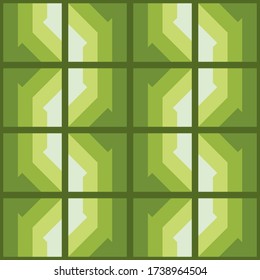 Simple abstract geometric design. Rounded repeated pattern for textile, wallpaper, wrapping paper, prints, surface design, web or another accent etc.