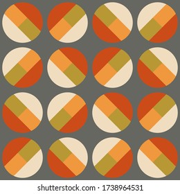 Diseño geométrico abstracto simple. Patrón repetido redondeado para textil, papel de pared, papel envolvente, impresiones, diseño de superficie, web u otro acento, etc.