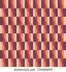Simple abstract geometric design. Rounded repeated pattern for textile, wallpaper, wrapping paper, prints, surface design, web or another accent etc.