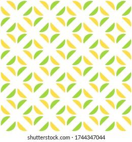Simple abstract geometric design. Rounded repeated pattern for textile, wallpaper, wrapping paper, prints, surface design, web or another accent etc.