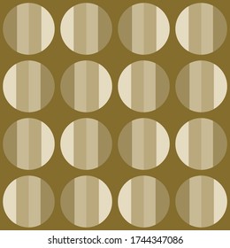 Simple abstract geometric design. Rounded repeated pattern for textile, wallpaper, wrapping paper, prints, surface design, web or another accent etc.