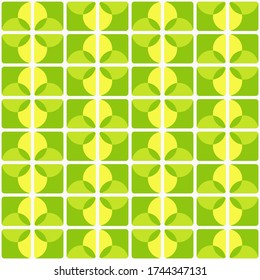 Simple abstract geometric design. Rounded repeated pattern for textile, wallpaper, wrapping paper, prints, surface design, web or another accent etc.