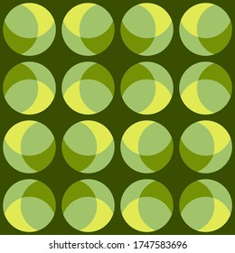 Simple abstract geometric design. Rounded repeated pattern for textile, wallpaper, wrapping paper, prints, surface design, web or another accent etc.