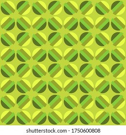 Simple abstract geometric design. Rounded repeated pattern for textile, wallpaper, wrapping paper, prints, surface design, web or another accent etc.