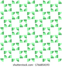 Simple abstract geometric design. Rounded repeated pattern for textile, wallpaper, wrapping paper, prints, surface design, web or another accent etc.