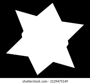 Simple abstract geometric form(s), shape(s). Random, angular vetor design element
