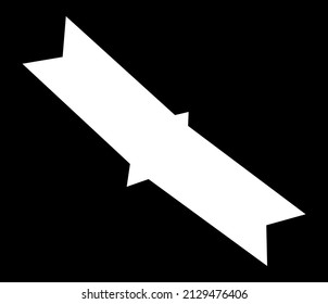 Simple abstract geometric form(s), shape(s). Random, angular vetor design element