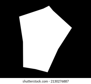Simple abstract geometric form(s), shape(s). Random, angular vetor design element