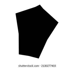 Simple abstract geometric form(s), shape(s). Random, angular vetor design element