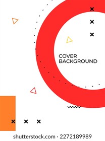 simple abstract geometric white background