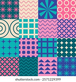 simple abstract geometry patterns for backgrounds