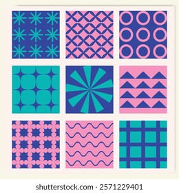 simple abstract geometry patterns for backgrounds
