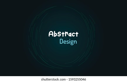 simple abstract gradient and circle line vector background  