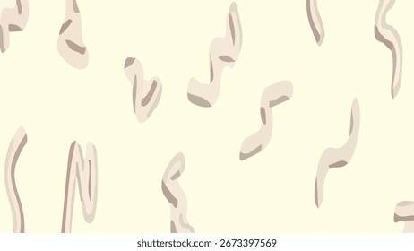 Simple abstract graphic with soft color combination