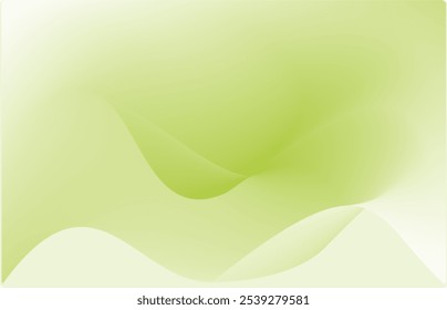 Simple abstract Green color background. Green abstract background with wave mesh gradient shapes, use for poster, banner, flyer, template on web, backdrop, and presentation. 