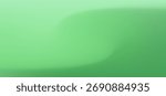 Simple abstract green gradient background. Light green, pastel green, middle green color liquid wave. Mesh Design template for web covers, banners, posters, brochures, flyers, ad. Vector.