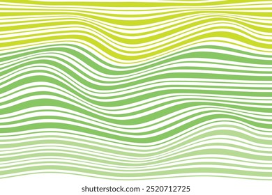 simple abstract green olive color horizontal strip wavy line pattern a green and white striped background with a pattern of lines