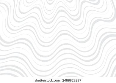 simple abstract grey ash color creative geometric thin to thick horizontal wavy line pattern