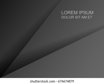 Simple Abstract Grey Background Stock Vector (Royalty Free) 674674879 ...