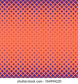 Simple abstract halftone rounded square pattern background - vector design with diagonal squares