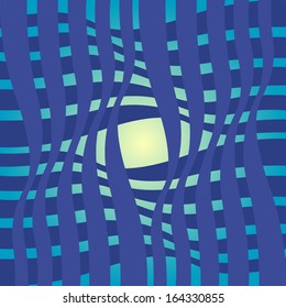 Simple abstract hand drawing vector pattern on gradient background