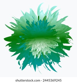 Simple Abstract hand drawn various shapes and doodle Botanical Nature flowers and Leaves objects contemporary modern trendy vector Elements illustration.