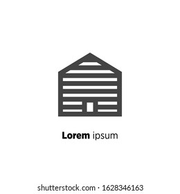 Simple abstract house Logo. Real Estate Logo vector Design. House logo template icon.