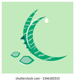 simple abstract illustration in soft colours, naive style, modern