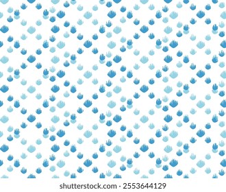 Simple abstract indigo blue polka dot with effect patterns texture background for wallpaper design, mural, watercolor texture, textile pattern, abstract design, kids wallpaper design.