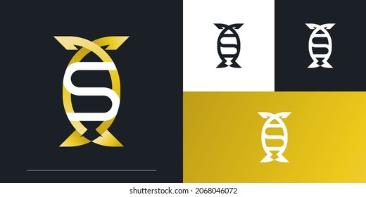 Simple and Abstract Initial Letter S Logo Design. S Logo or Symbol for Business Identity