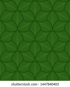 simple abstract leaves with streaks. vector seamless pattern. green repetitive background. textile paint. fabric swatch. wrapping paper. continuous print