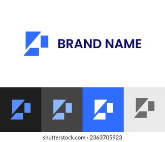 Simple  and Abstract Letter A logo mark