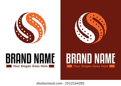 simple abstract letter S O symbol aboriginal pattern vector illustration logo design