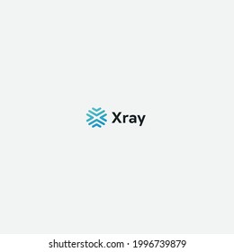 logotipo simple de letra abstracta X