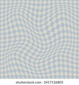 simple abstract light color rectangle check wavy distort pattern