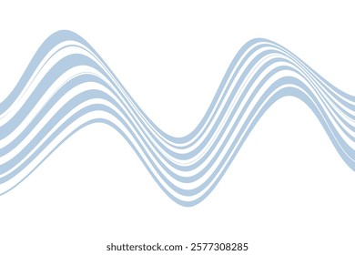 simple abstract light color wavy line pattern