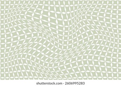 simple abstract light cool color small star grid wavy pattern wavy geometric pattern with floral shapes