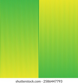 simple abstract light green colour thik to thin vertical line pattern with a yellow background